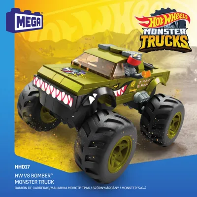 MEGA Construx Hot Wheels Monster Truck Set HHD17 SetDB