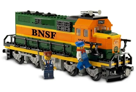 LEGO Burlington Northern Santa Fe Locomotive • Set 10133