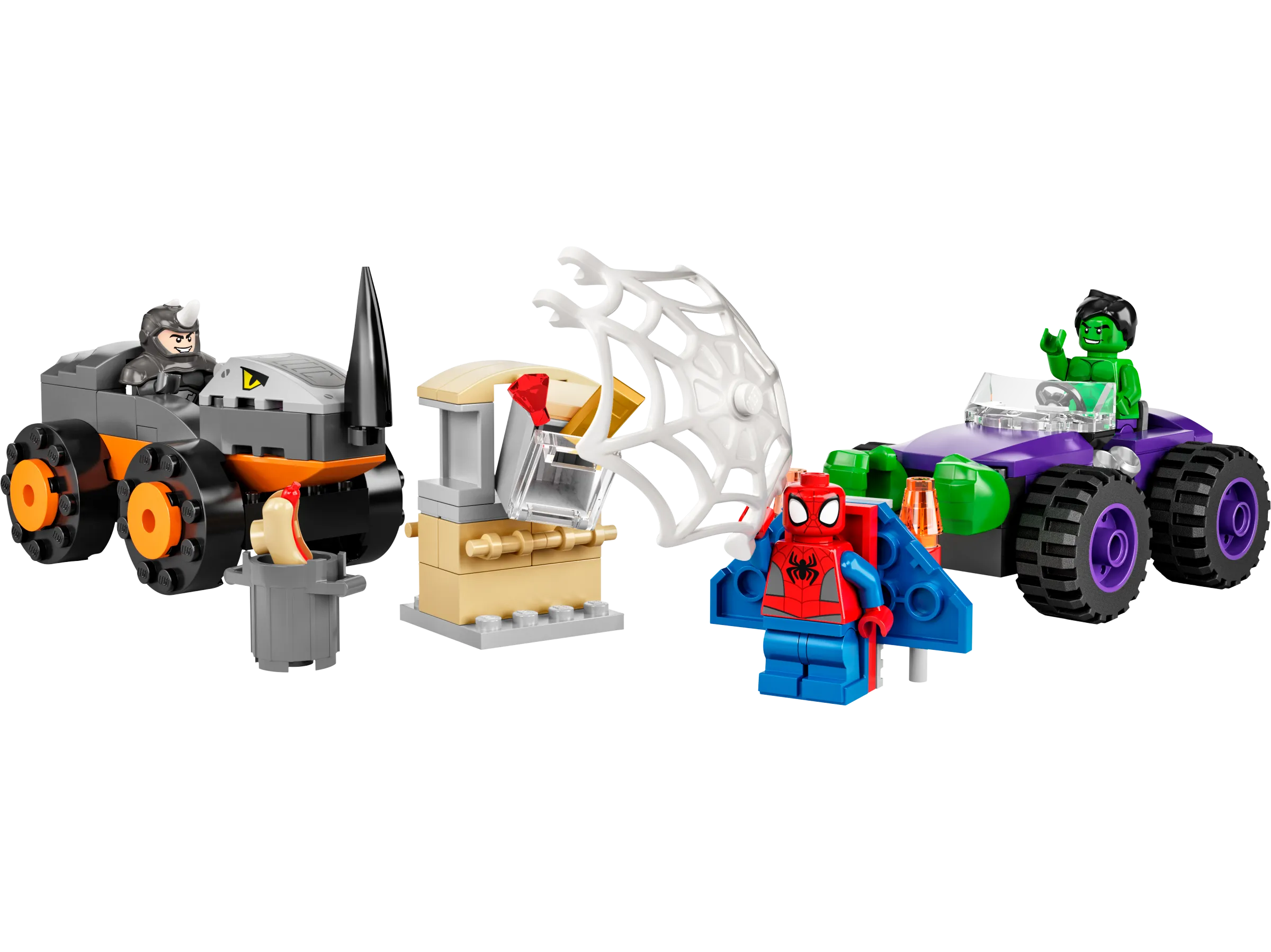 LEGO - Spider-Man Hulks und Rhinos Truck-Duell | Set 10782