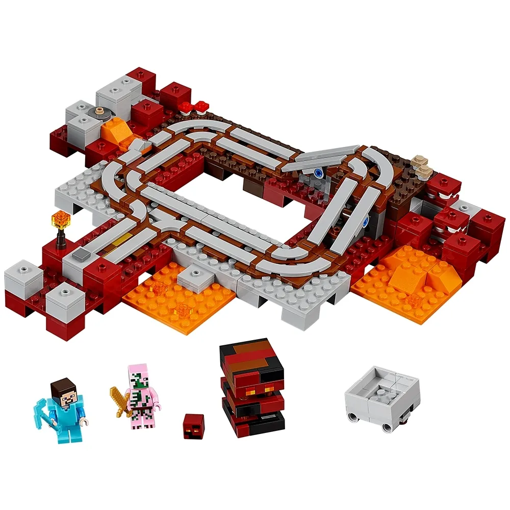 Giotto Dibondon betale fryser LEGO Minecraft The Nether Railway • Set 21130 • SetDB