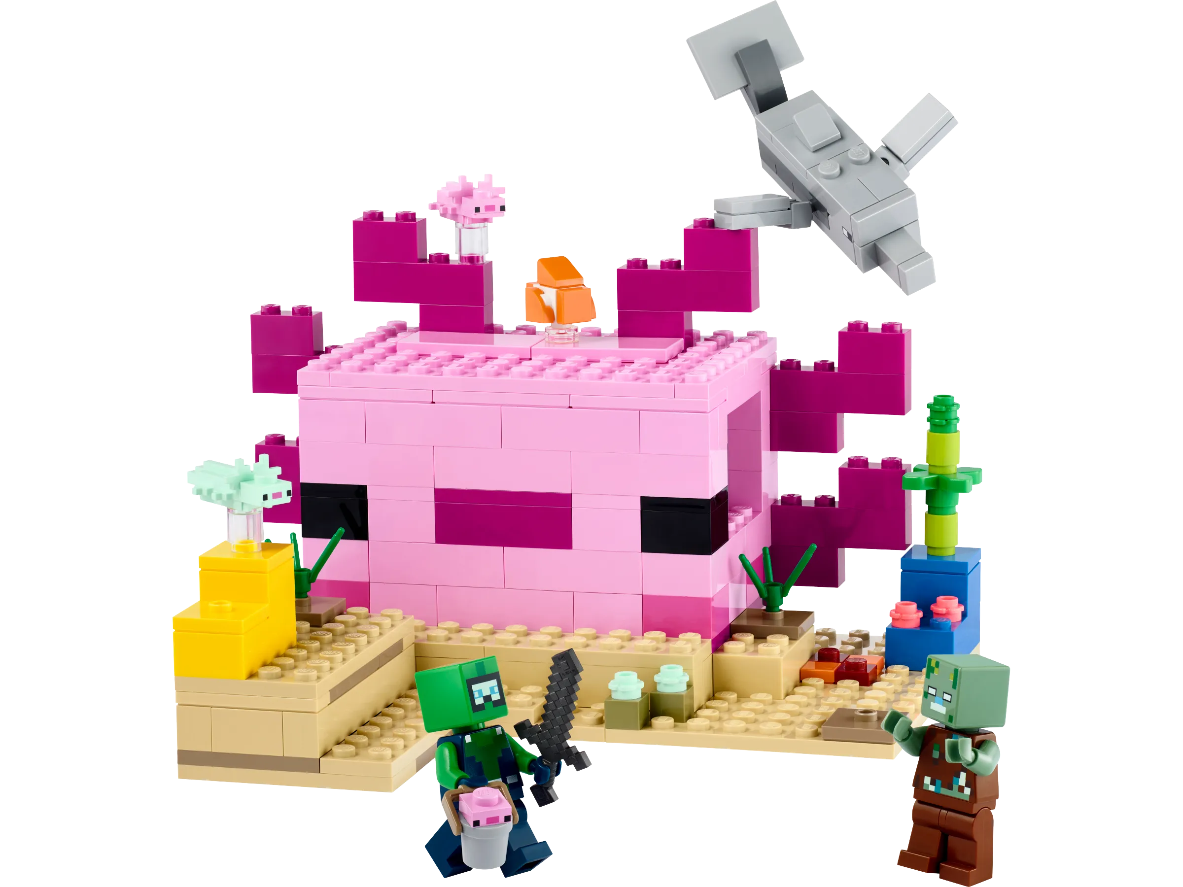 LEGO - Minecraft® Das Axolotl-Haus | Set 21247