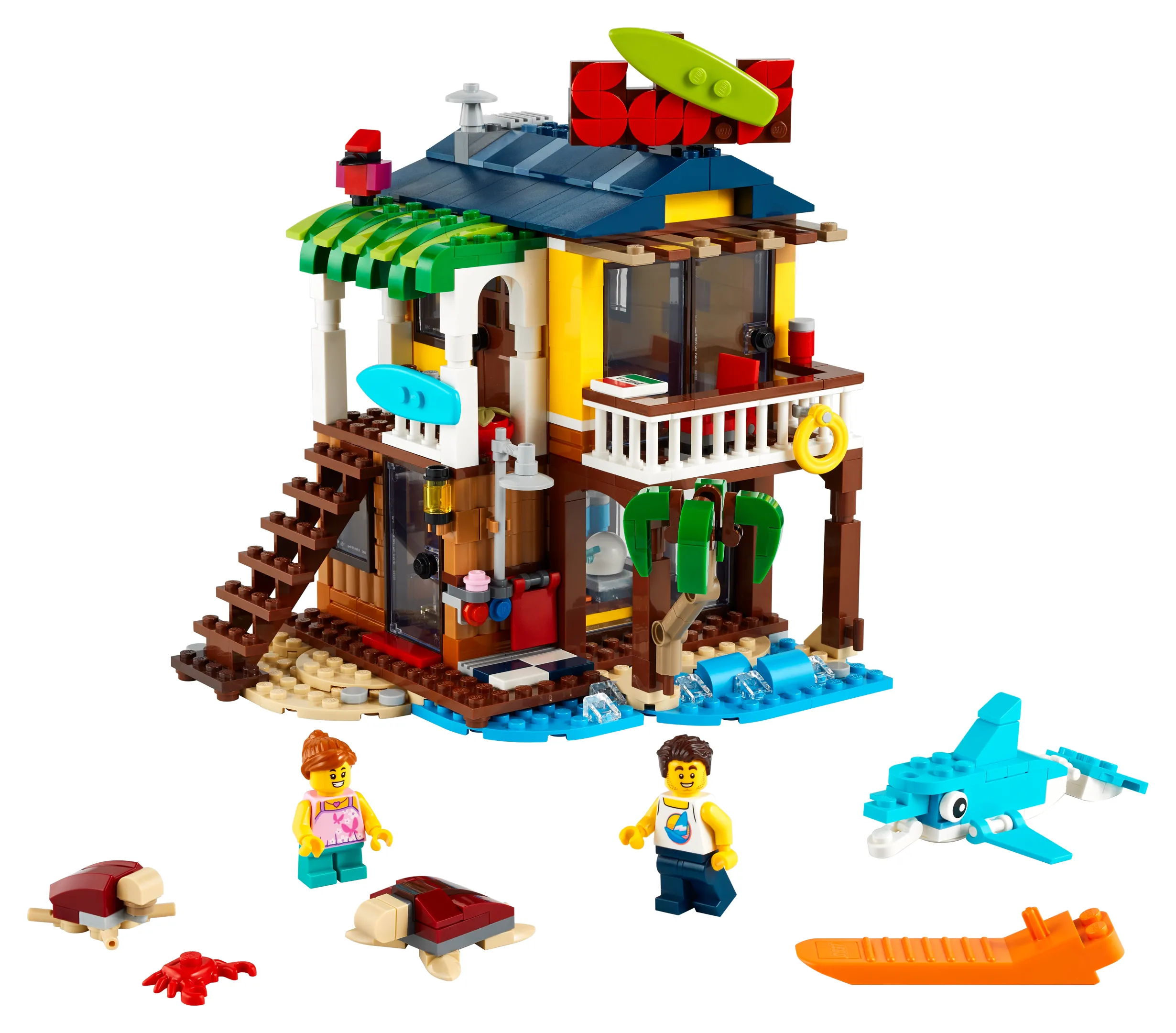 LEGO - Creator 3-in-1-Sets Surfer-Strandhaus | Set 31118