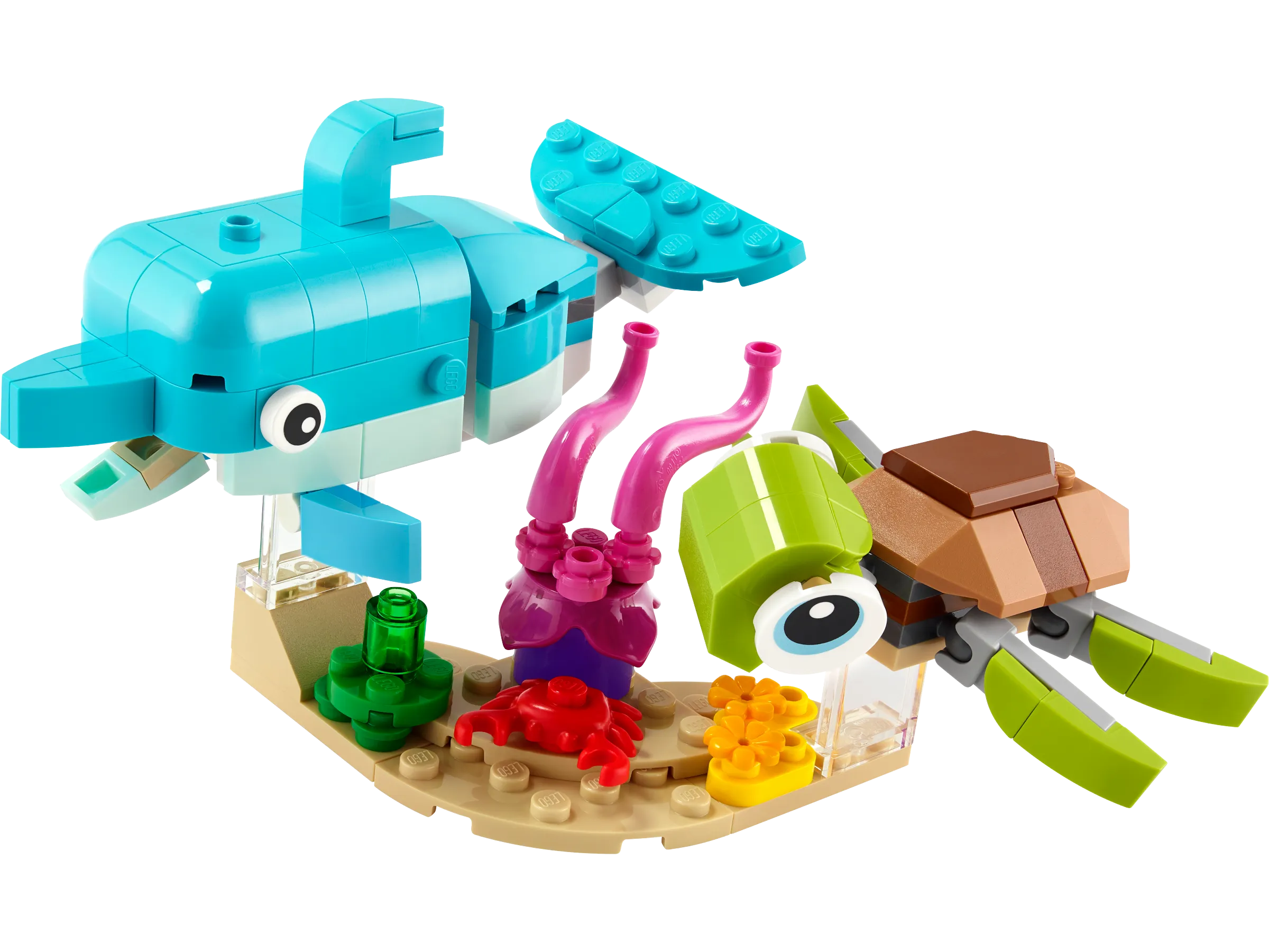 LEGO - Creator 3-in-1-Sets Delfin und Schildkröte | Set 31128