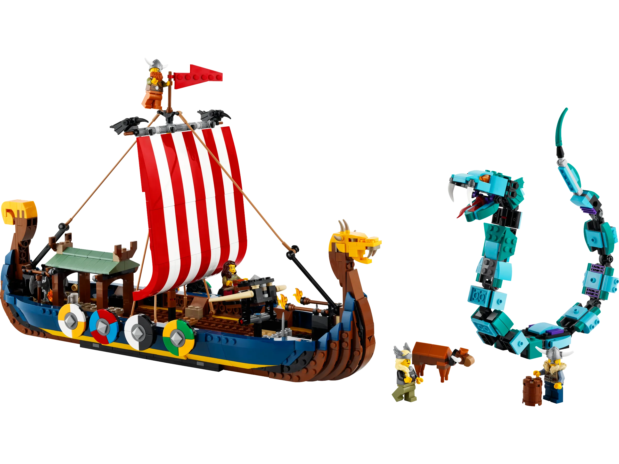 LEGO - Creator 3-in-1 Viking Ship and the Midgard Serpent | Set 31132