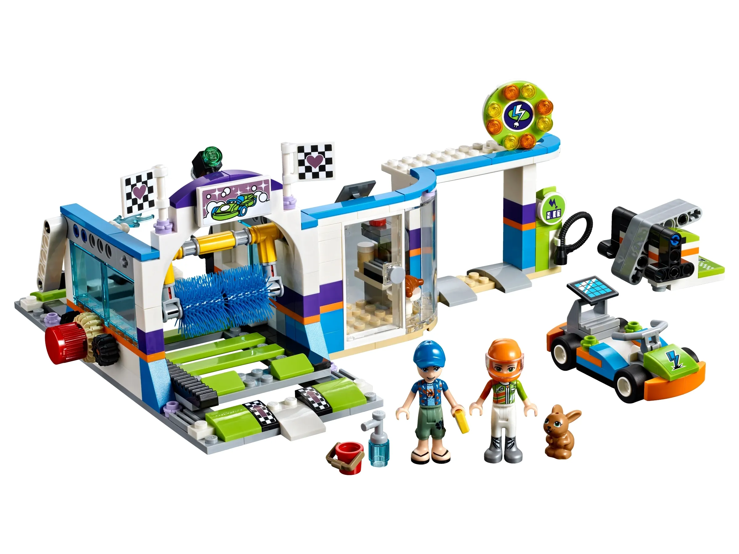 Forfølgelse detektor tandpine LEGO Friends Spinning Brushes Car Wash • Set 41350 • SetDB