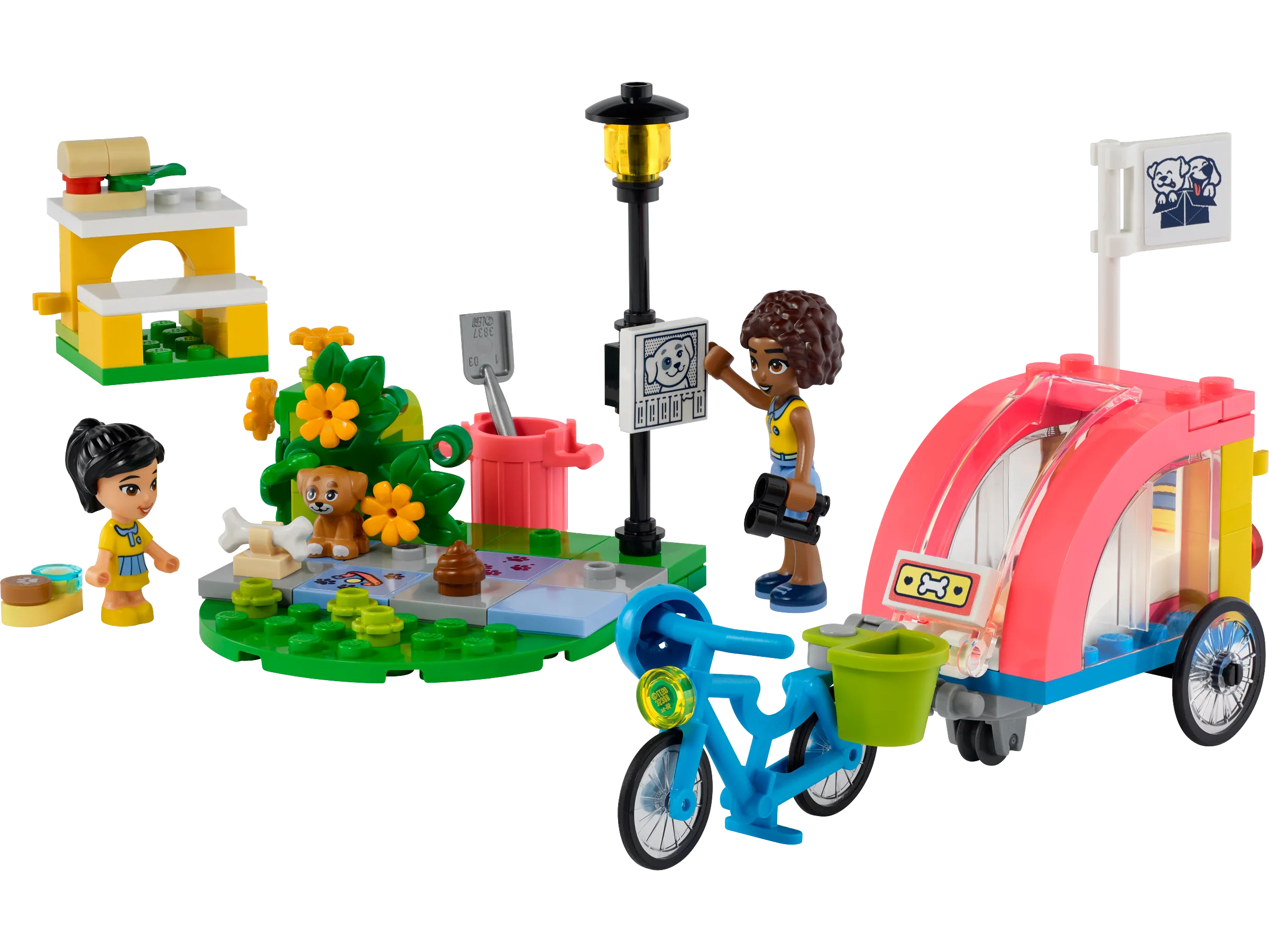 LEGO - Friends Hunderettungsfahrrad | Set 41738
