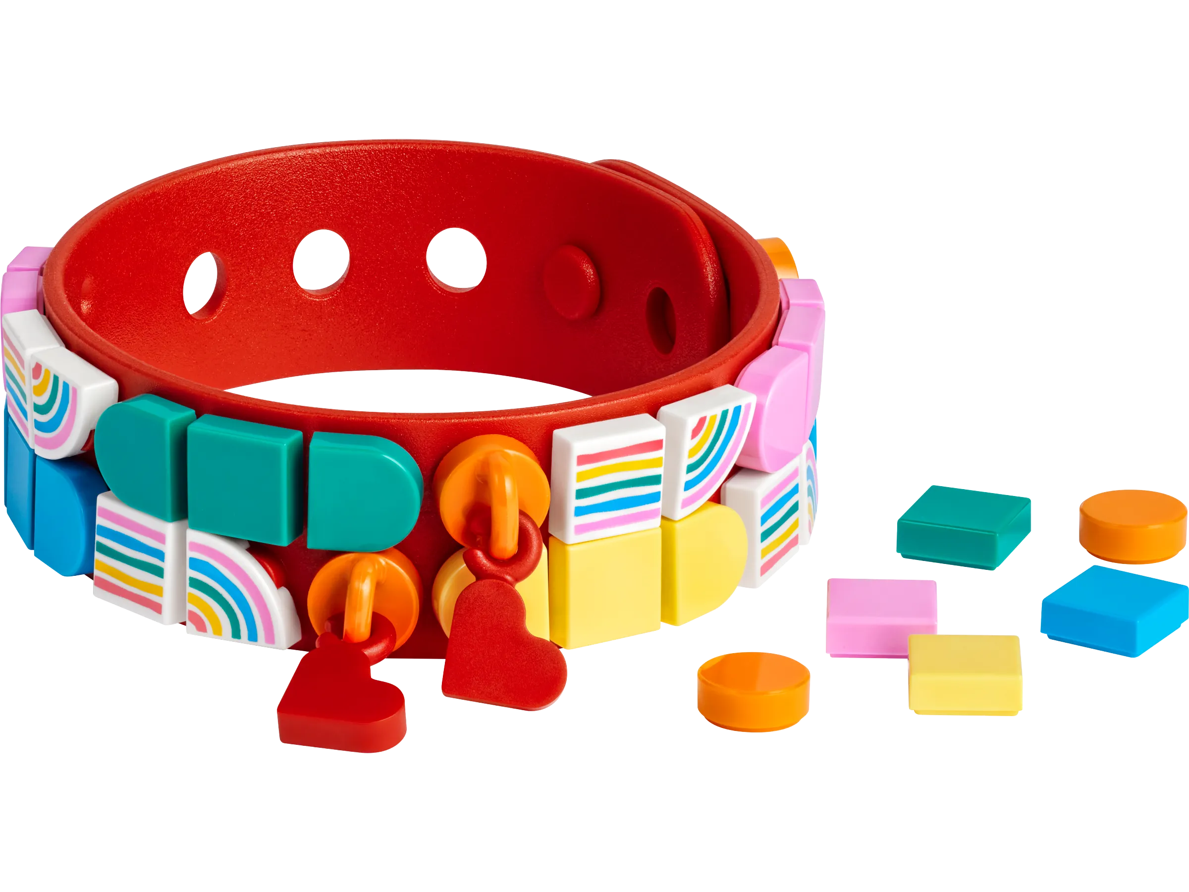 LEGO - DOTS Regenbogen Armband mit Anhängern | Set 41953