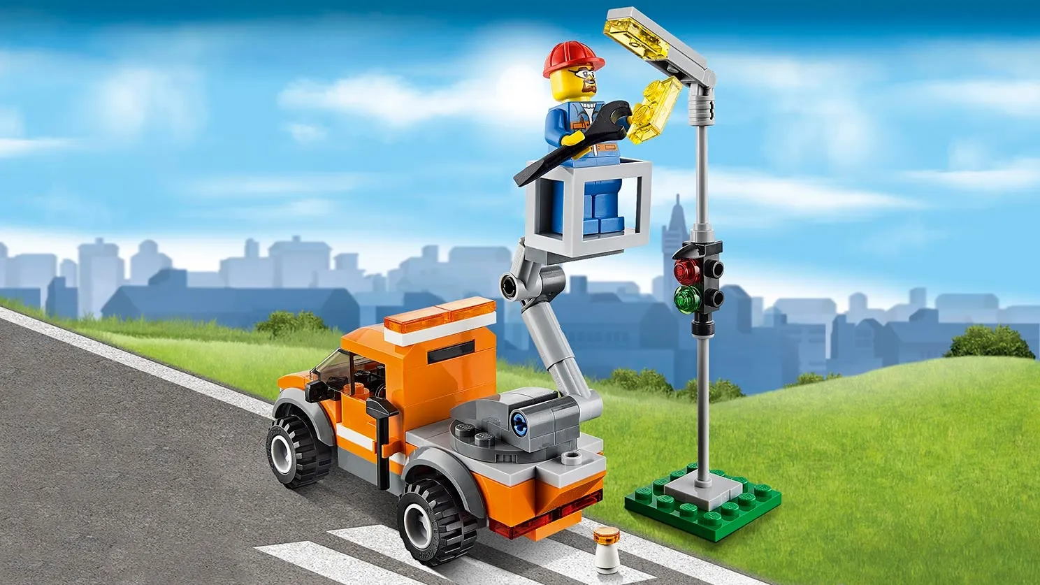 pædagog Se venligst Pensioneret LEGO Light Repair Truck • Set 60054 • SetDB • Merlins Bricks