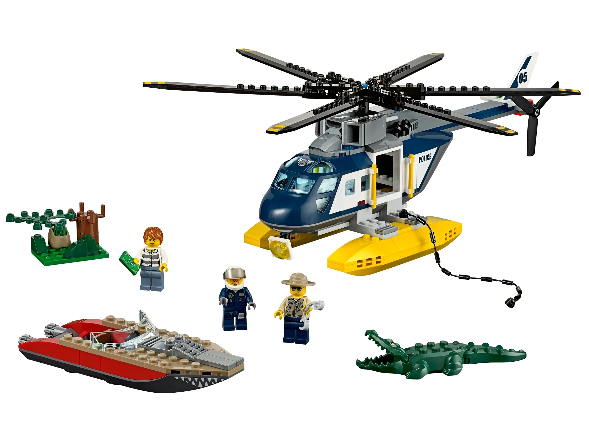 sø besøgende Hvordan LEGO City Helicopter Pursuit • Set 60067 • SetDB