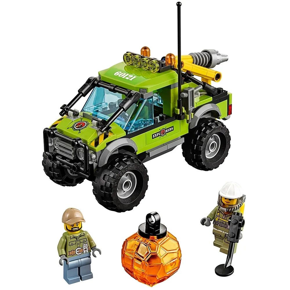 Tag ud Og hold rapport LEGO City Vulkan-Forschungstruck • Set 60121 • SetDB