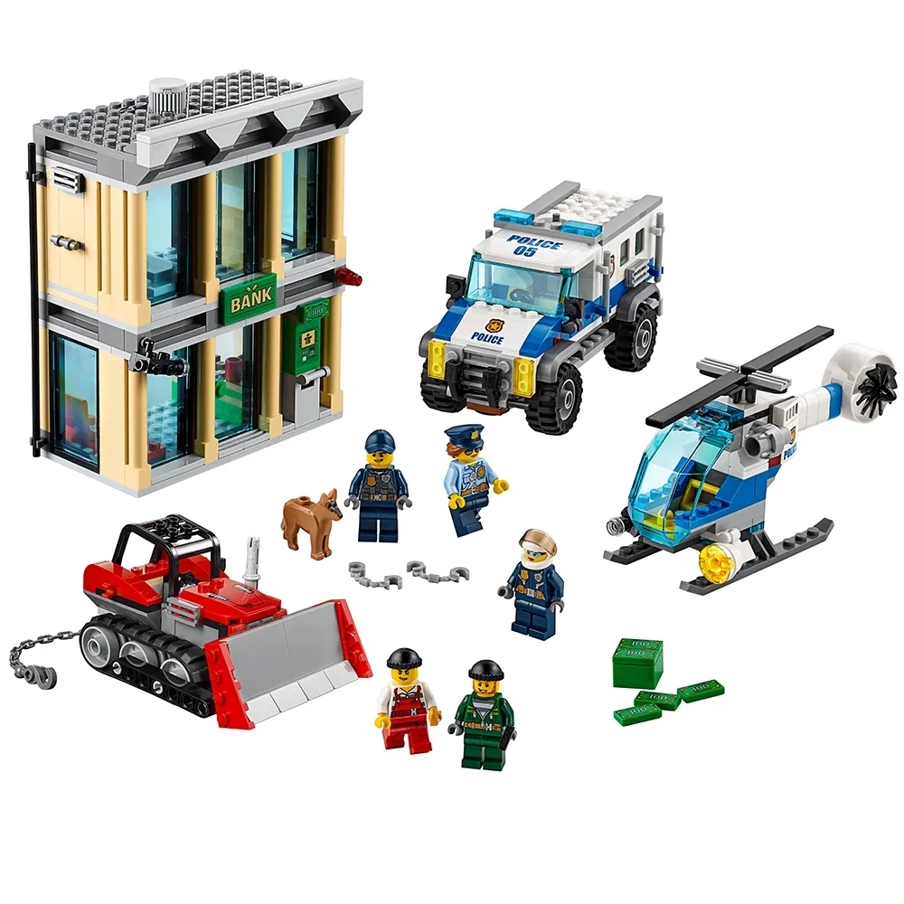 Derbeville test Sjældent lægemidlet LEGO City Bulldozer Break-in • Set 60140 • SetDB