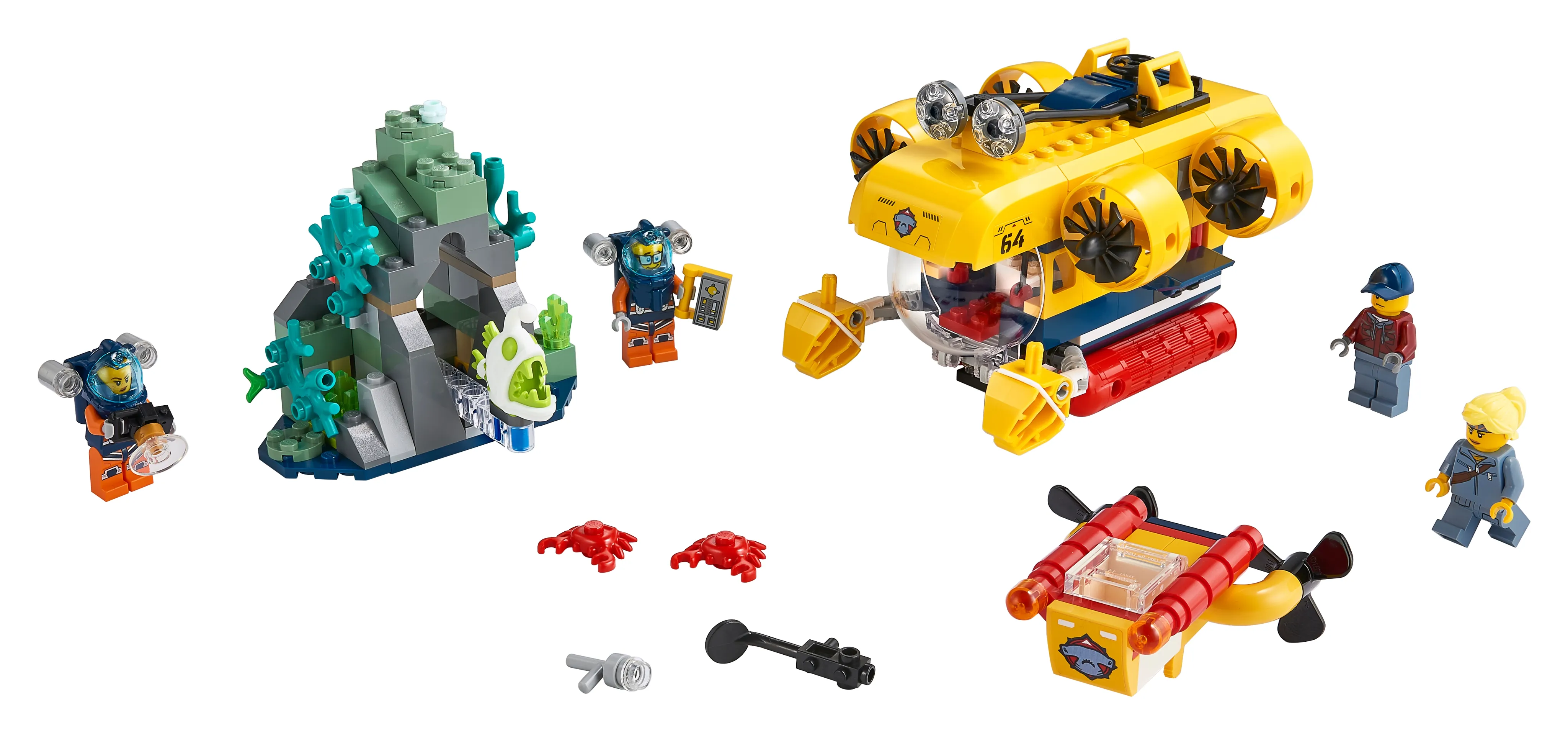 Bror Tag ud Kedelig LEGO City Ocean Exploration Submarine • Set 60264 • SetDB