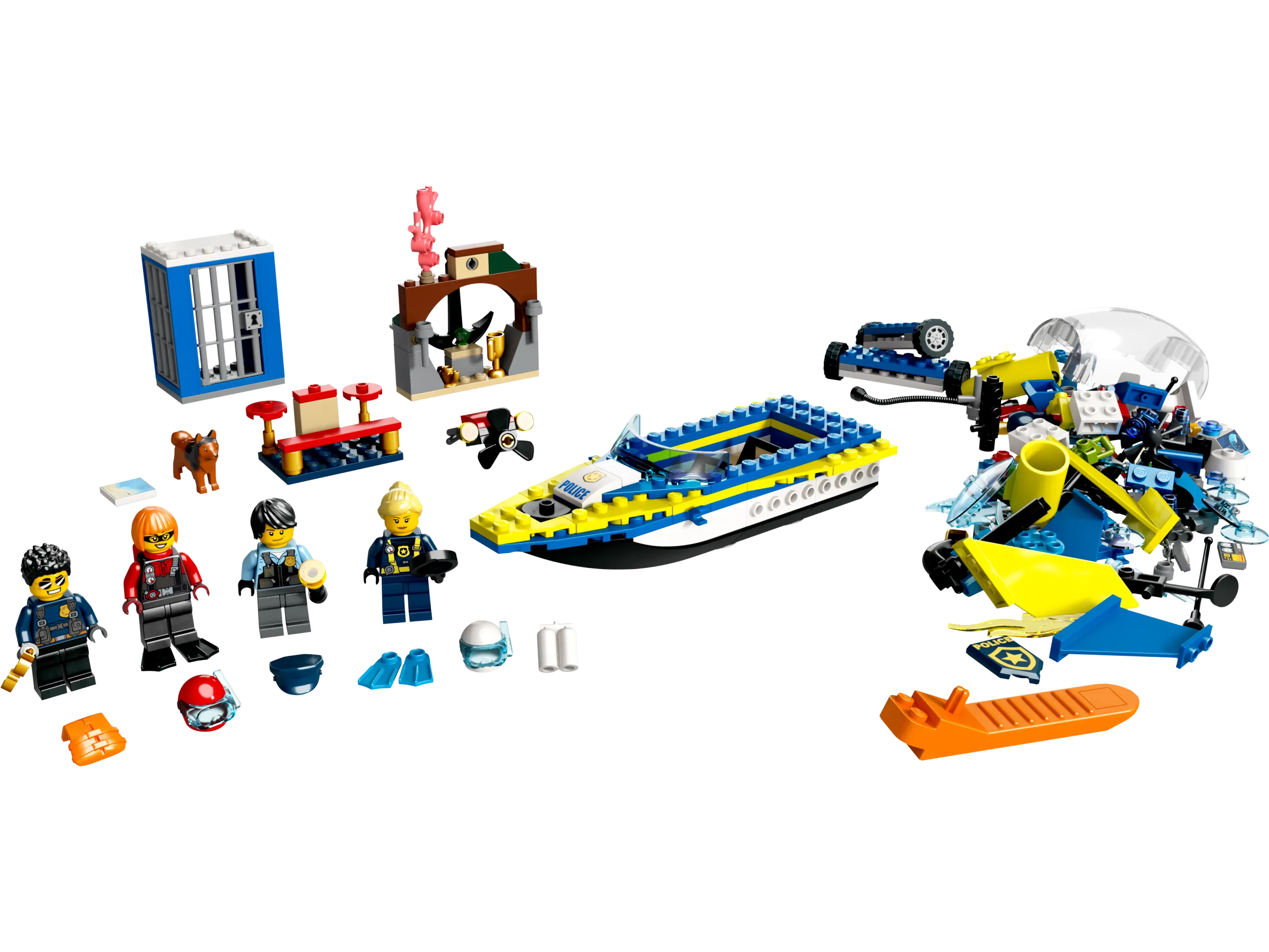 LEGO - City Detektivmissionen der Wasserpolizei | Set 60355