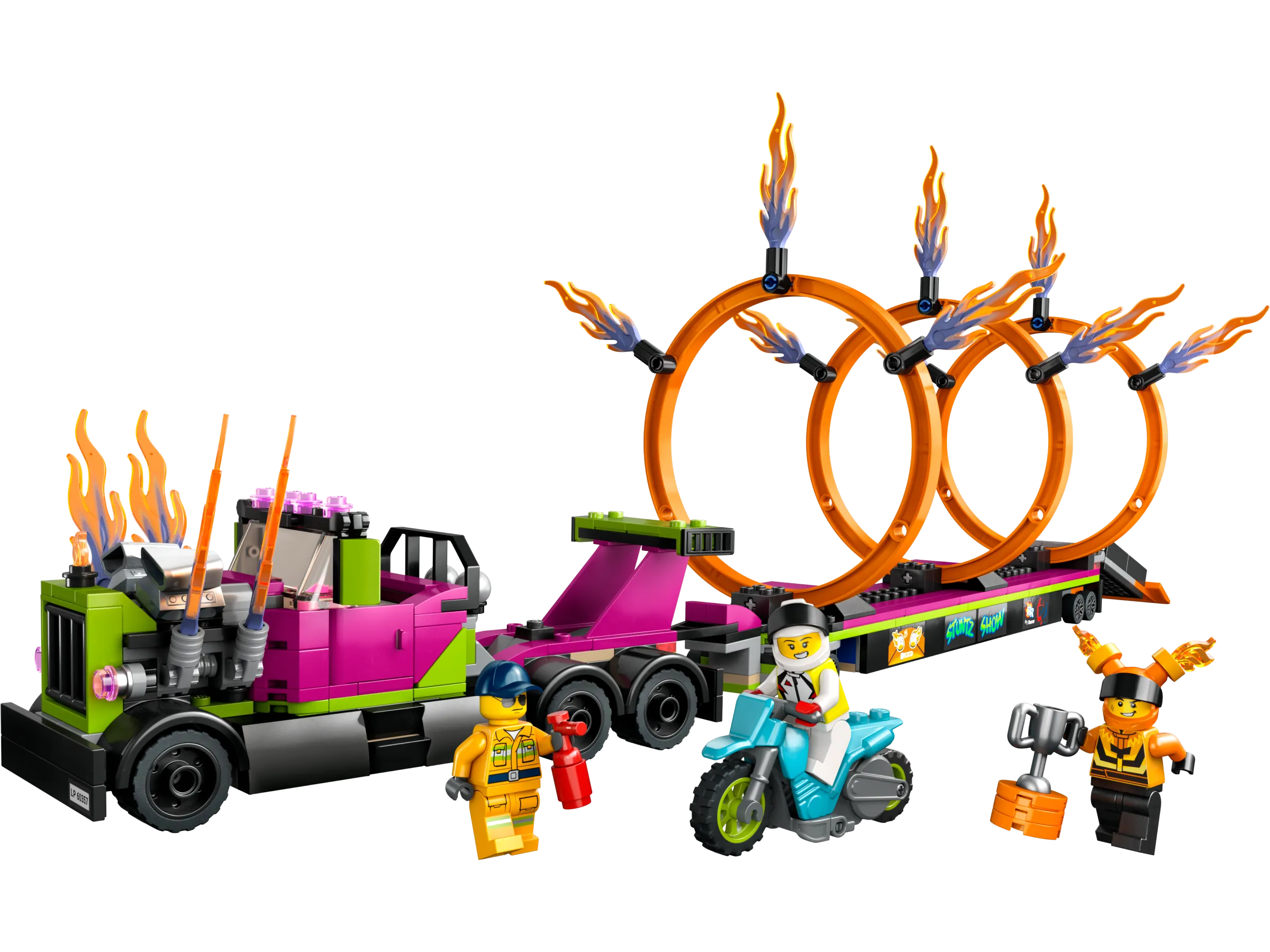 LEGO - City Stunt Truck & Ring of Fire Challenge | Set 60357