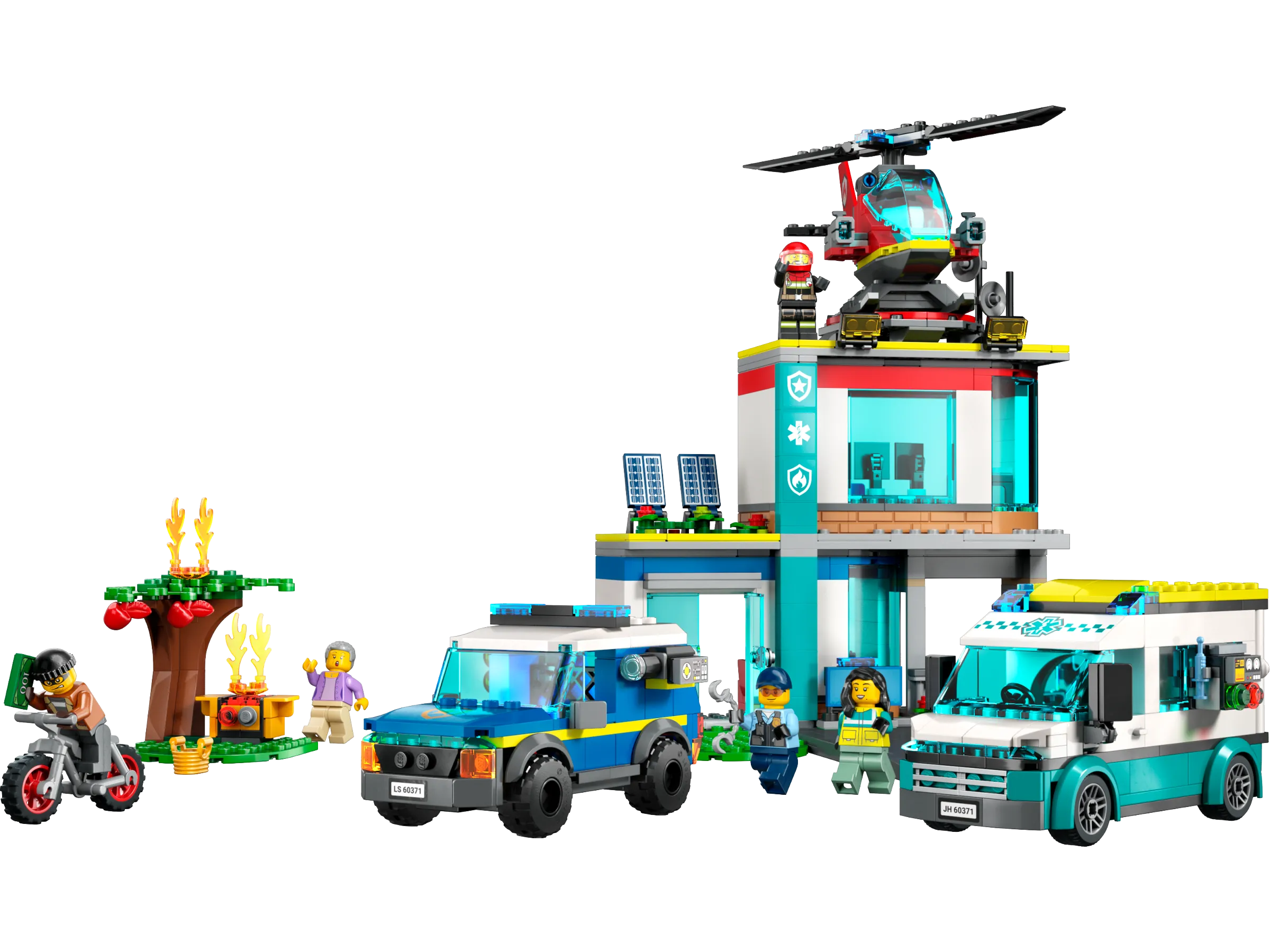 LEGO - City Hauptquartier der Rettungsfahrzeuge | Set 60371