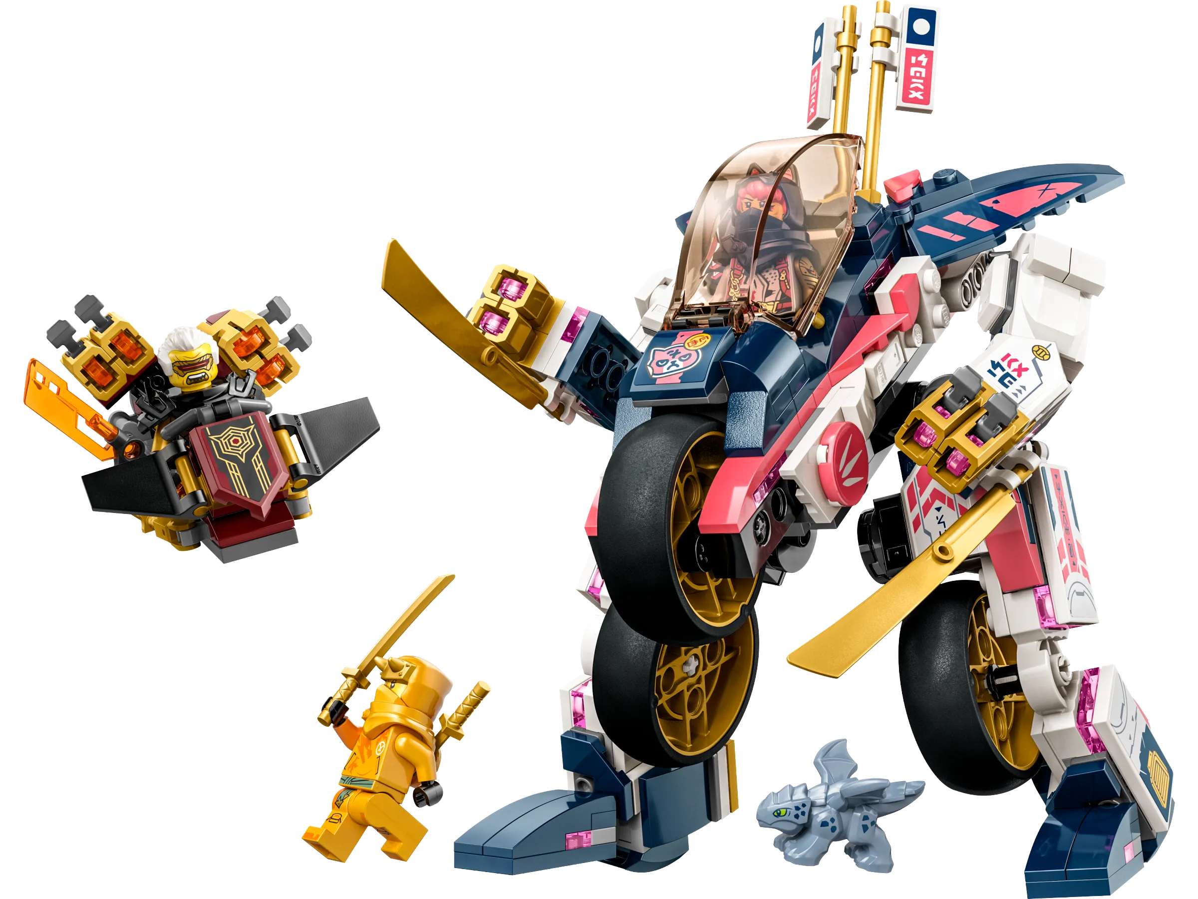 NINJAGO® Sora's Transforming Mech Bike Racer Gallery