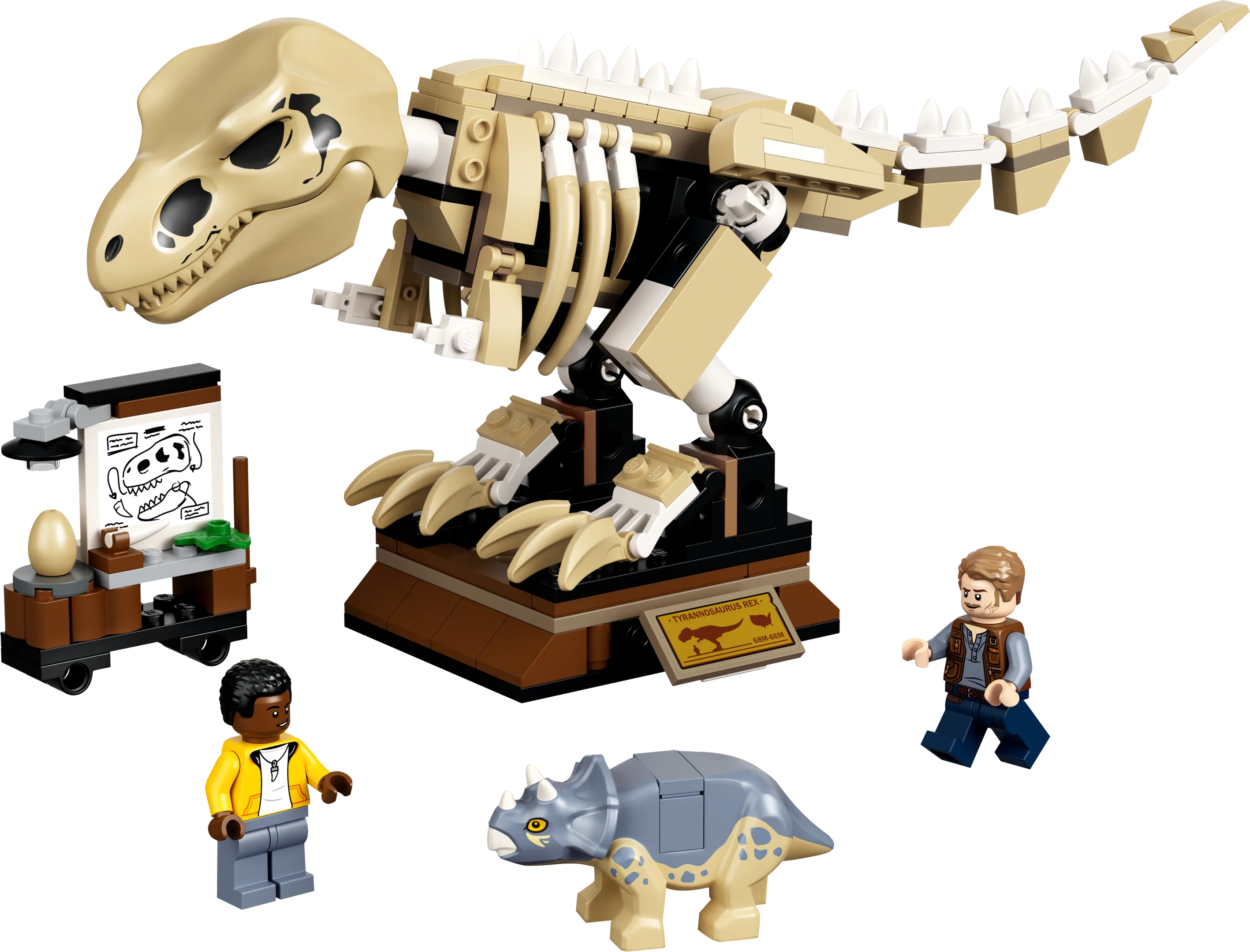 LEGO Jurassic World T. rex Dinosaur Fossil Exhibition