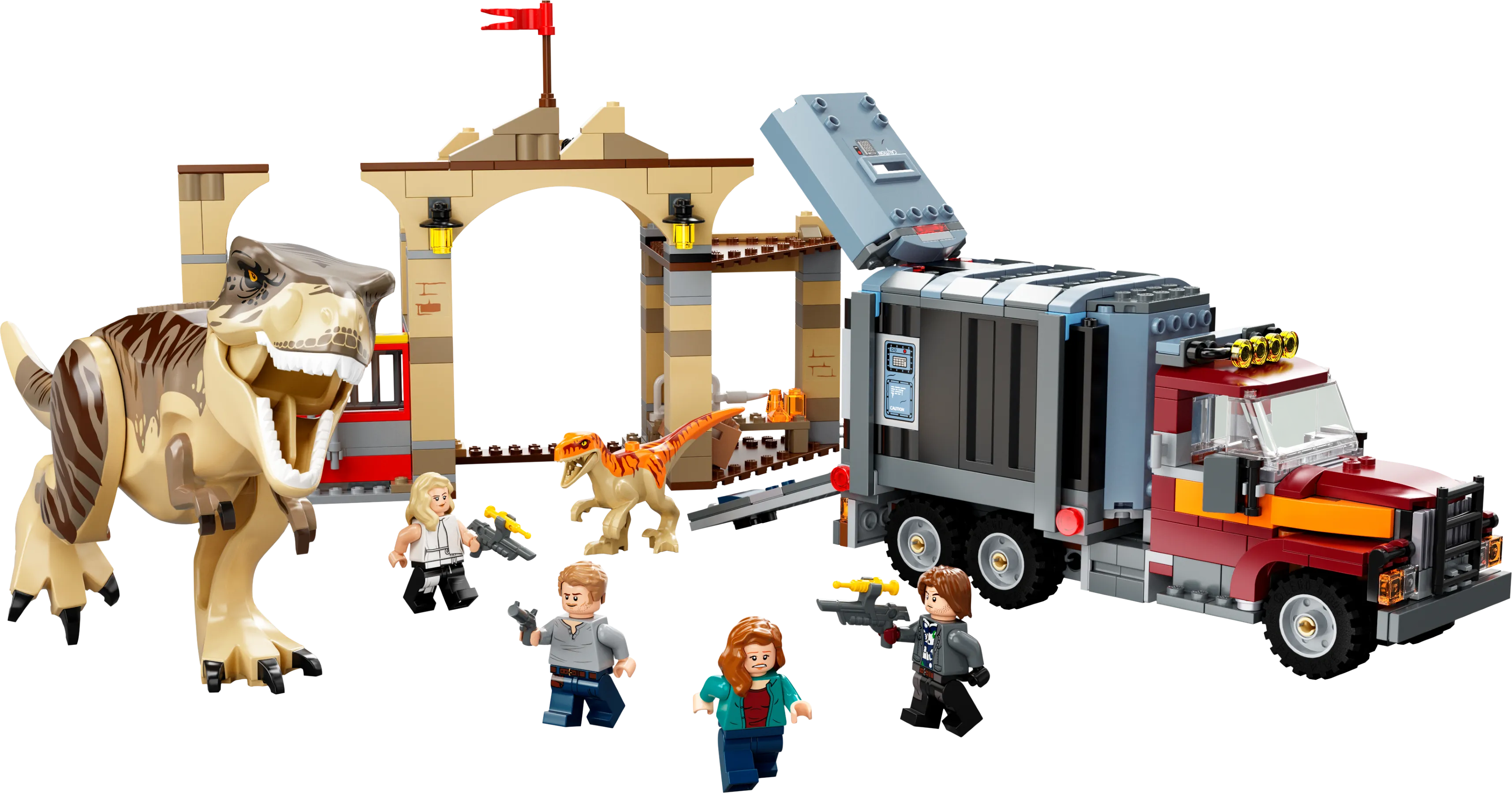 LEGO - Jurassic World™ T. Rex & Atrociraptor: Dinosaurier-Ausbruch | Set 76948