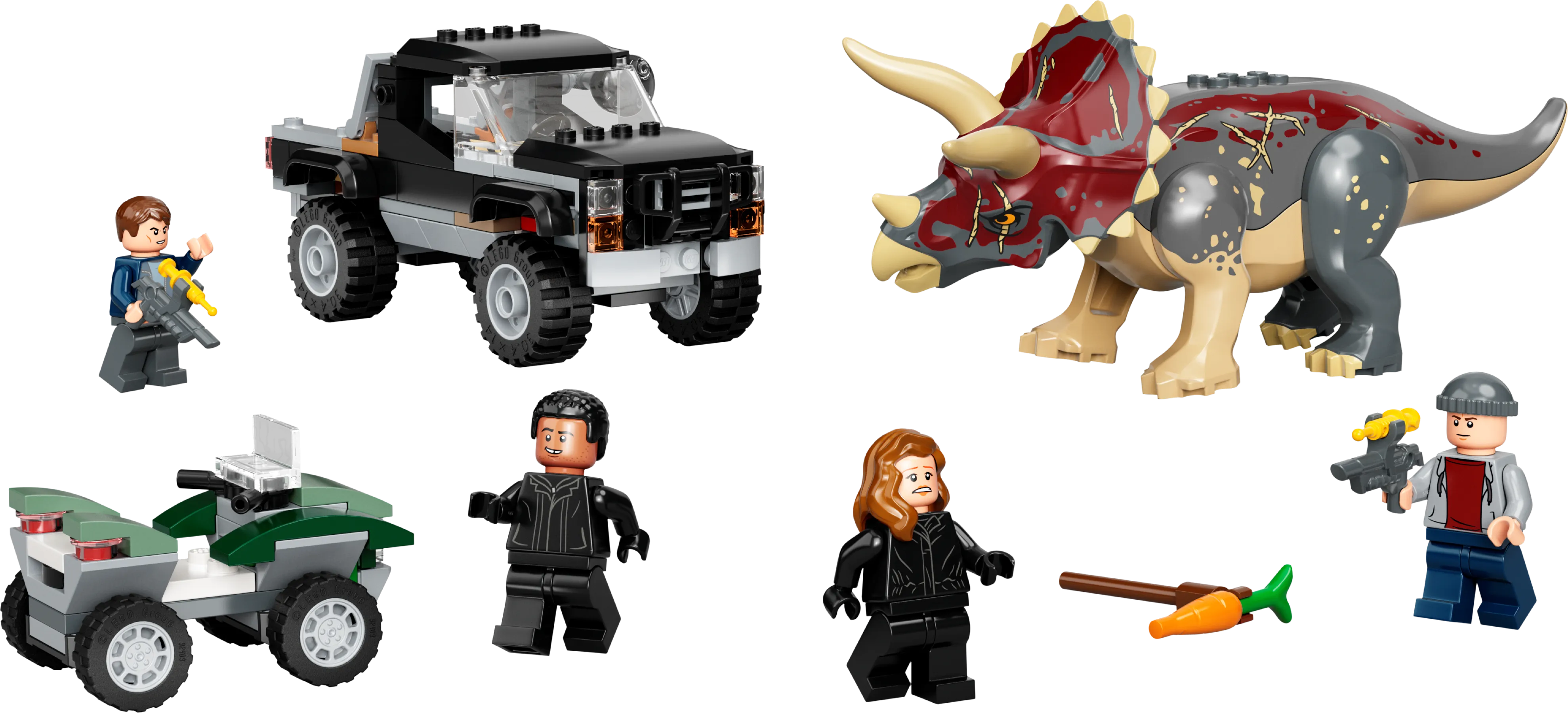 LEGO - Jurassic World™ Triceratops Pickup Truck Ambush | Set 76950