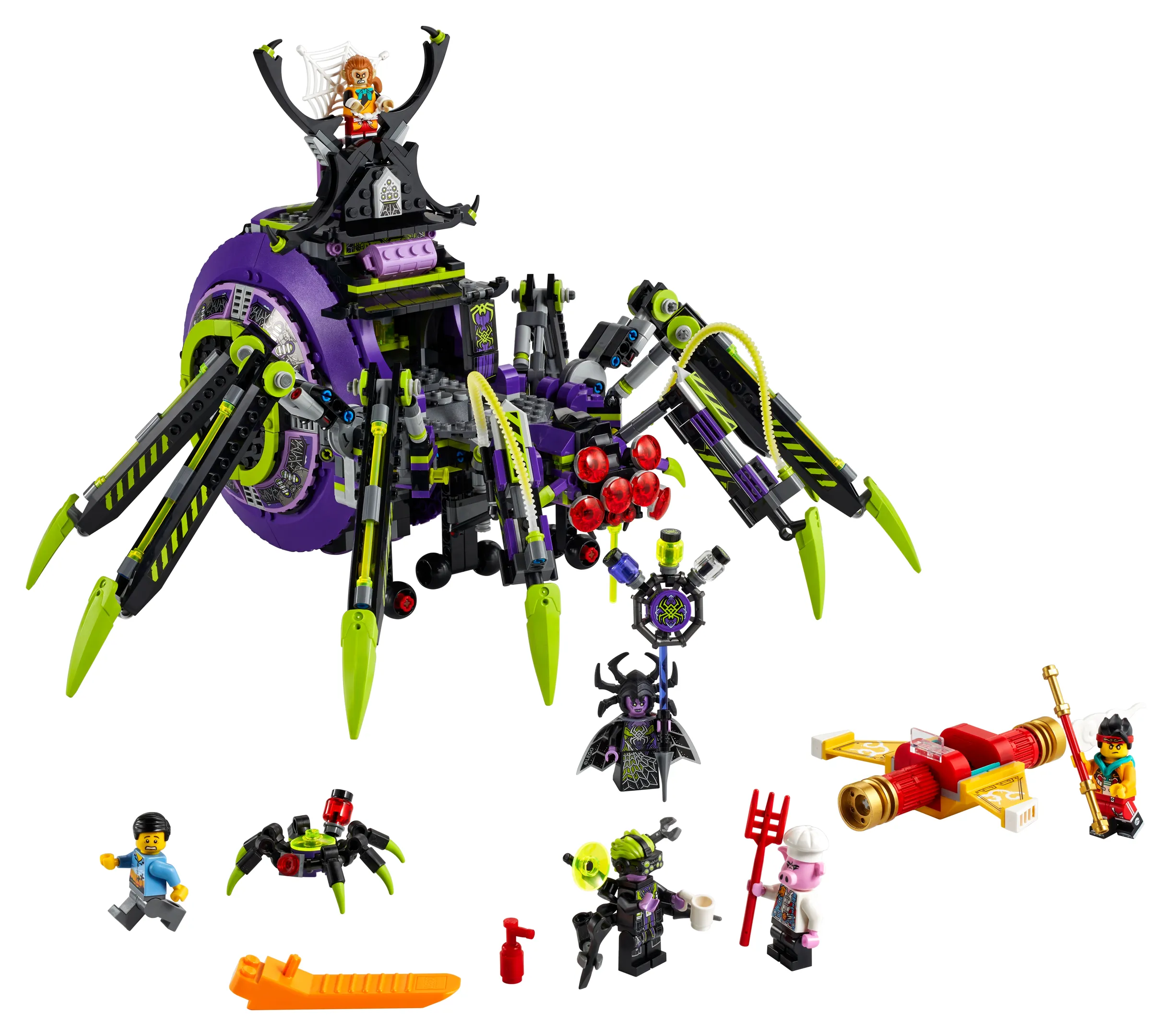 LEGO - Monkie Kid™ Hauptquartier der Spider Queen | Set 80022