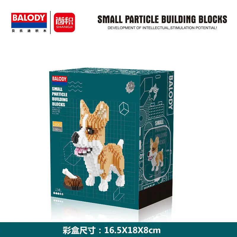 Balody Corgi DIAMOND BLOCKS Set 16043 SetDB