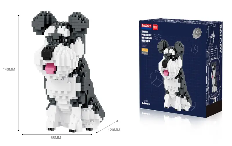 Balody Schnauzer • DIAMOND BLOCKS • Set 18242 • SetDB