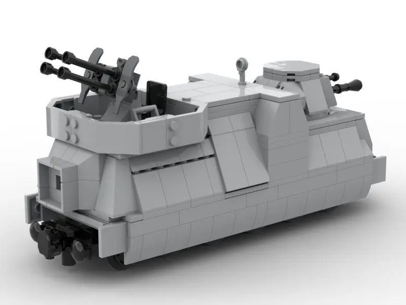 Lego armored hot sale train