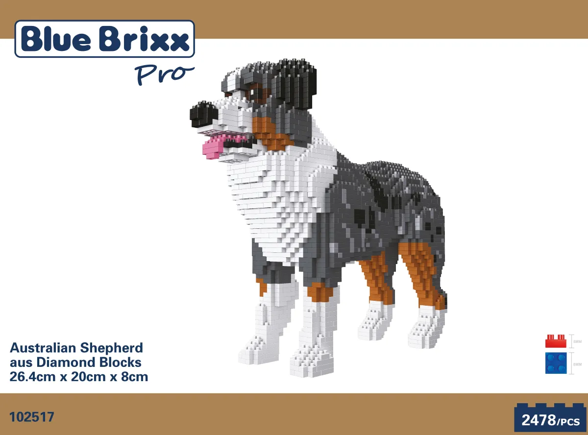 BlueBrixx - Australian Shepherd, Hund | Set 102517