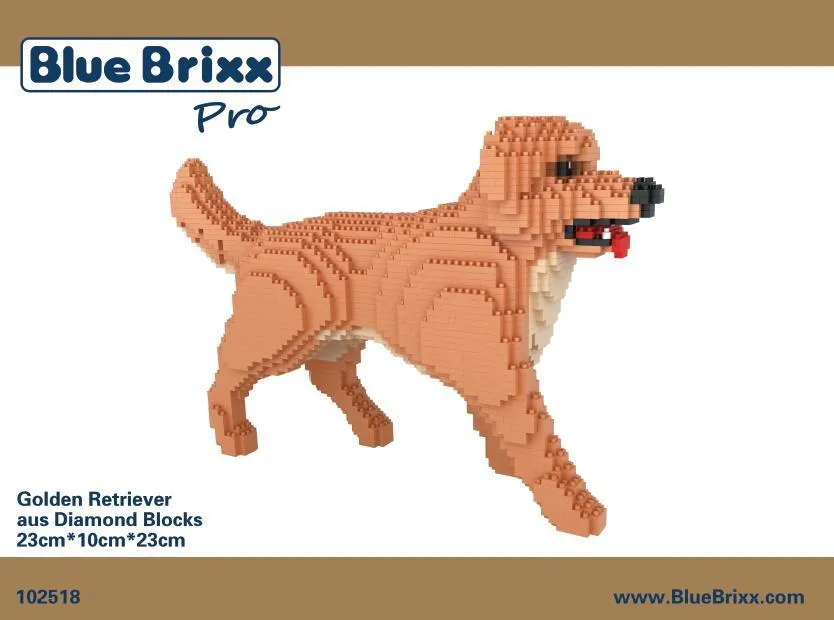 BlueBrixx - Golden Retriever, dog | Set 102518