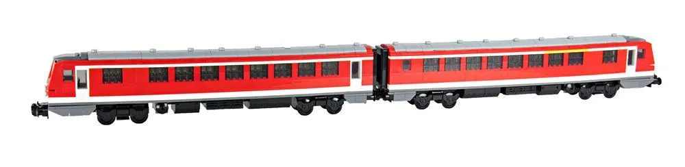 two-part diesel multiple unit, starting car BR 628, driving trailer BR 928 Gallery