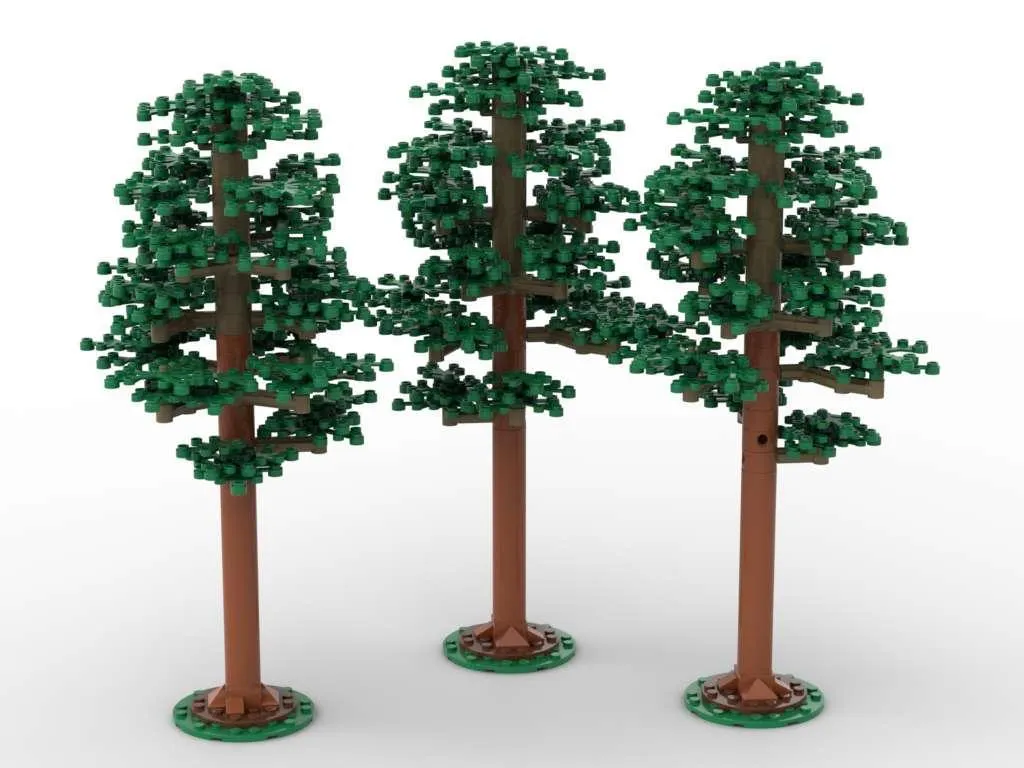 Pine trees, set of 3 Gallery