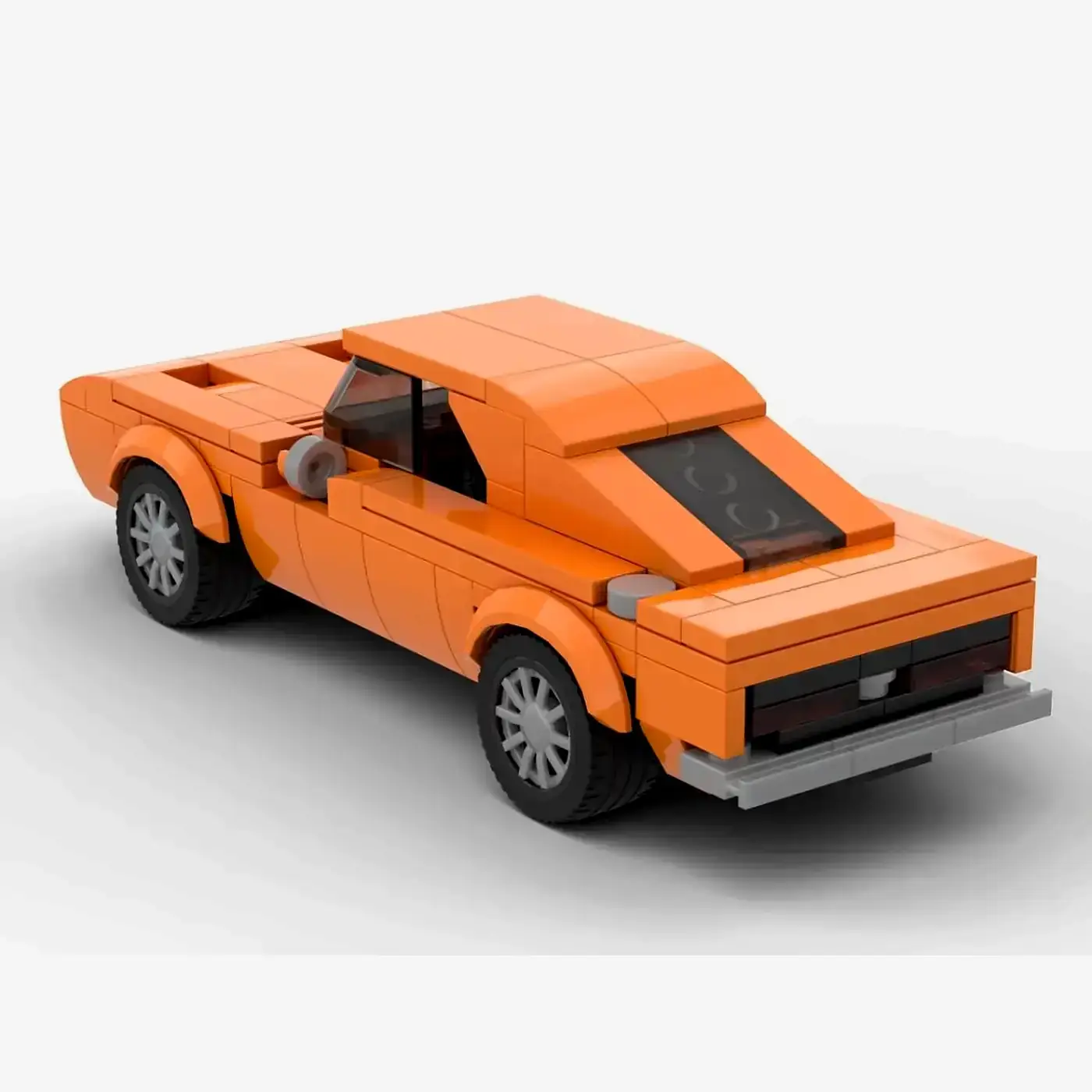 BlueBrixx Kleines oranges US-Muscle-Car • Set 102835 • SetDB