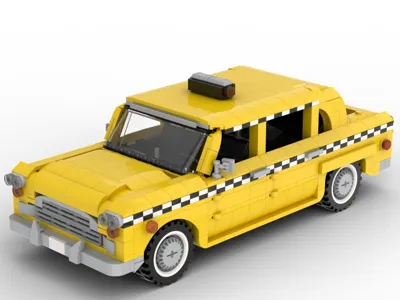 amerikanisches gelbes Taxi