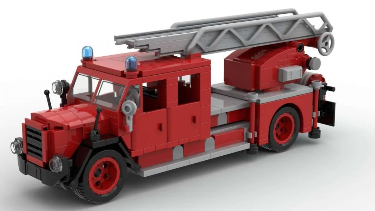 Classic Fire Department Ladder Truck Gallery