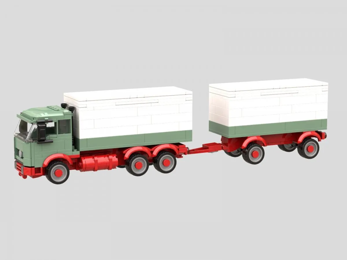 Logistics Truck with Trailer Gallery