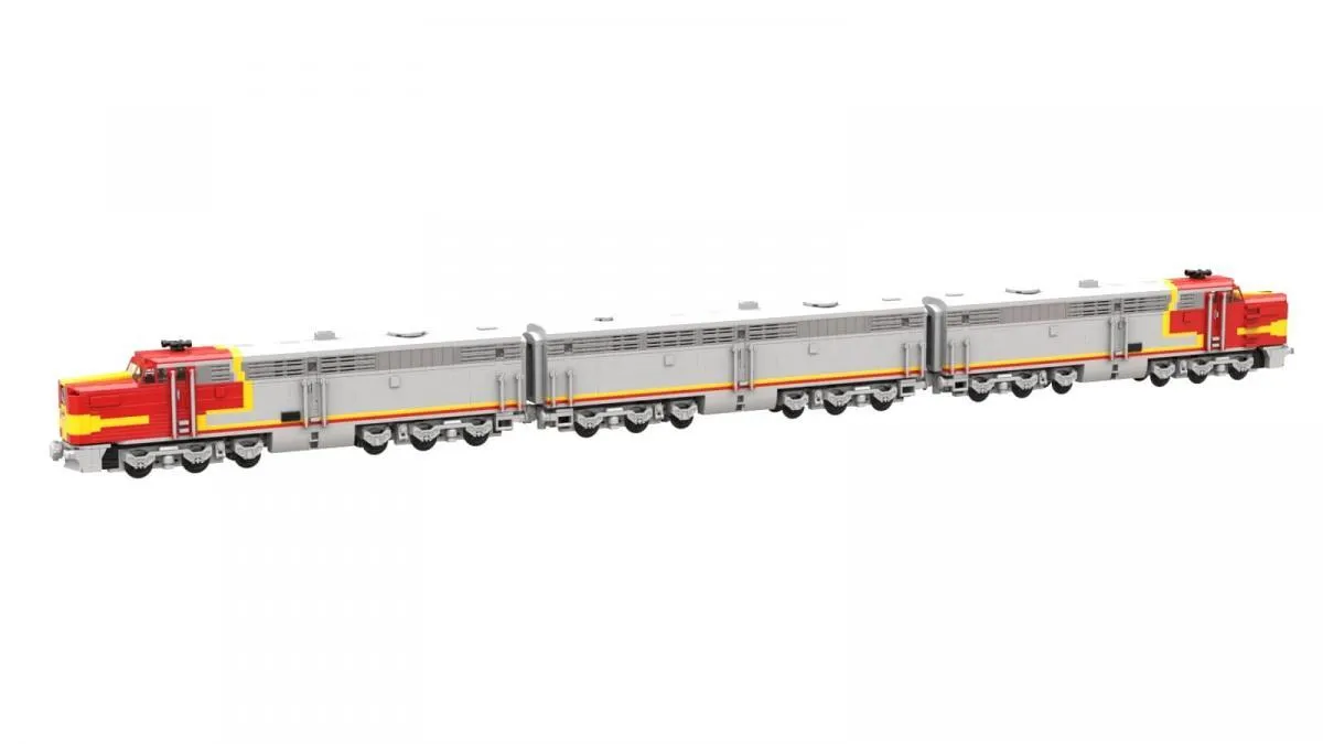 BlueBrixx - US Stromlinienlokomotive | Set 103984
