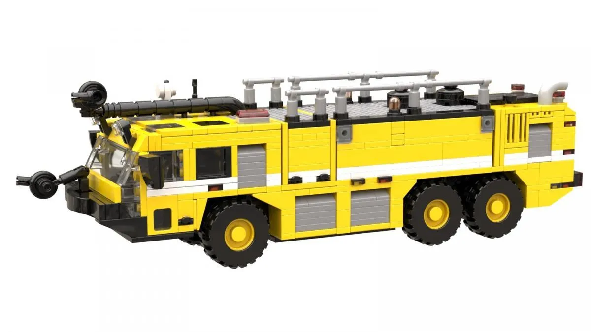 BlueBrixx - US Airport Fire Truck | Set 103985