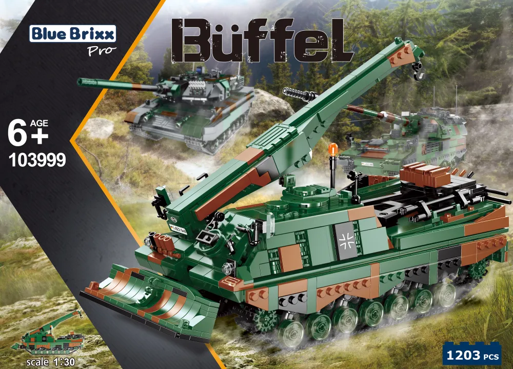 BlueBrixx - Bergepanzer Büffel, BPz3, Bundeswehr | Set 103999