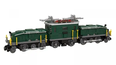 Legendary locomotive: Krokodil in green 