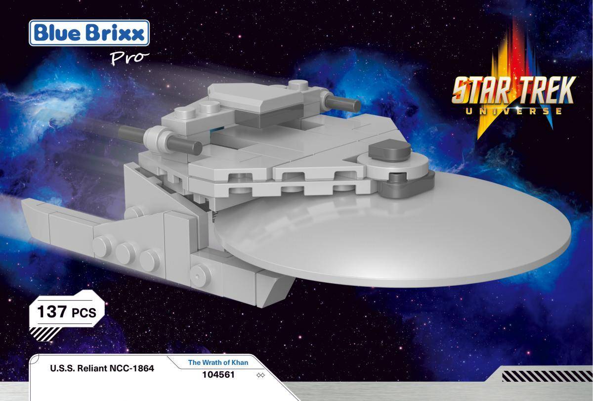 Star Trek Starships Collection – USS Reliant NCC-1864 – N°11 – Maquette Peinte à La Main – Avec Magazine Anglais