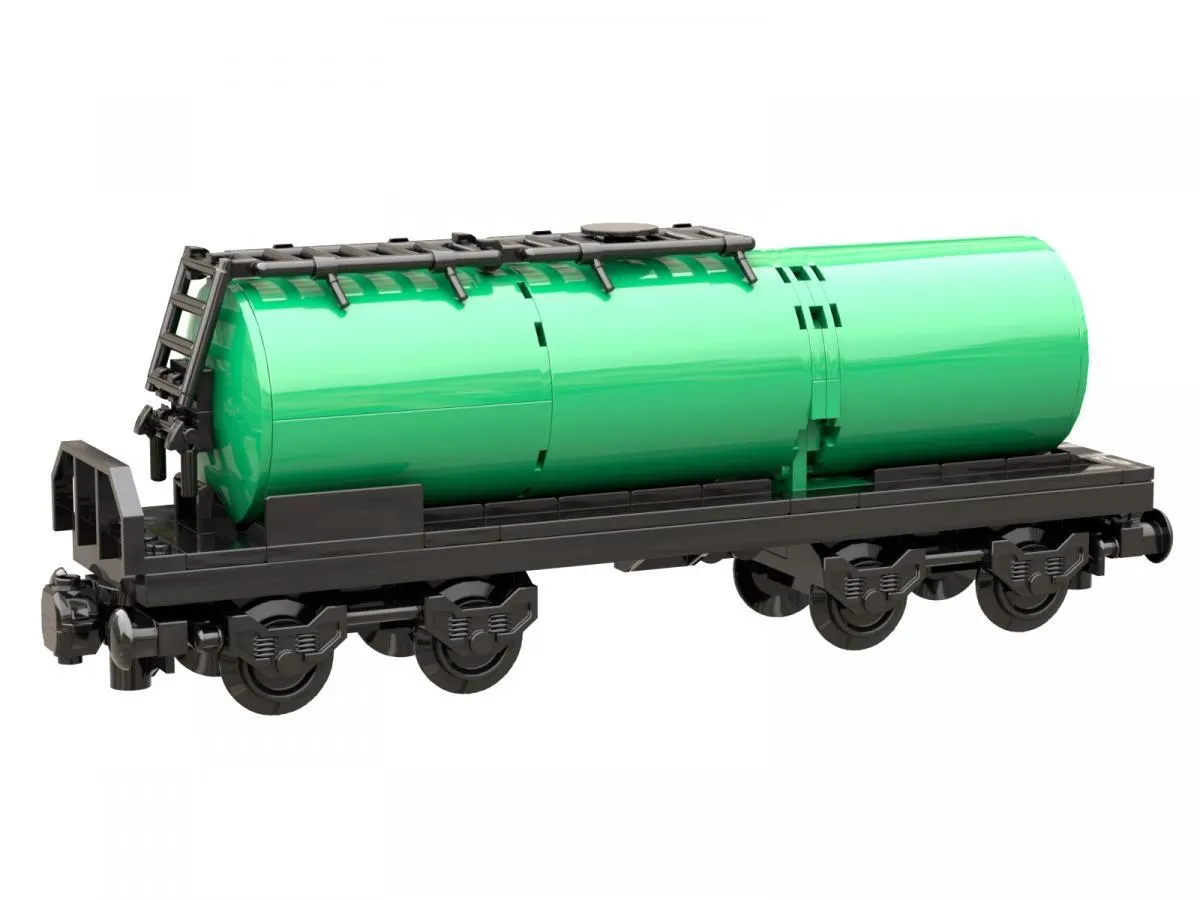 BlueBrixx - Einheitskesselwagen grün | Set 104730