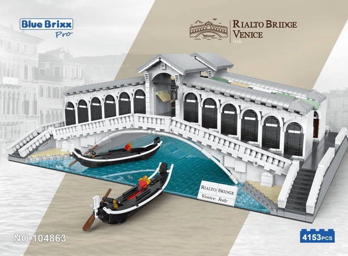 BlueBrixx - Rialto Bridge, Venice | Set 104863