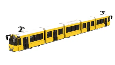 Tramway yellow white