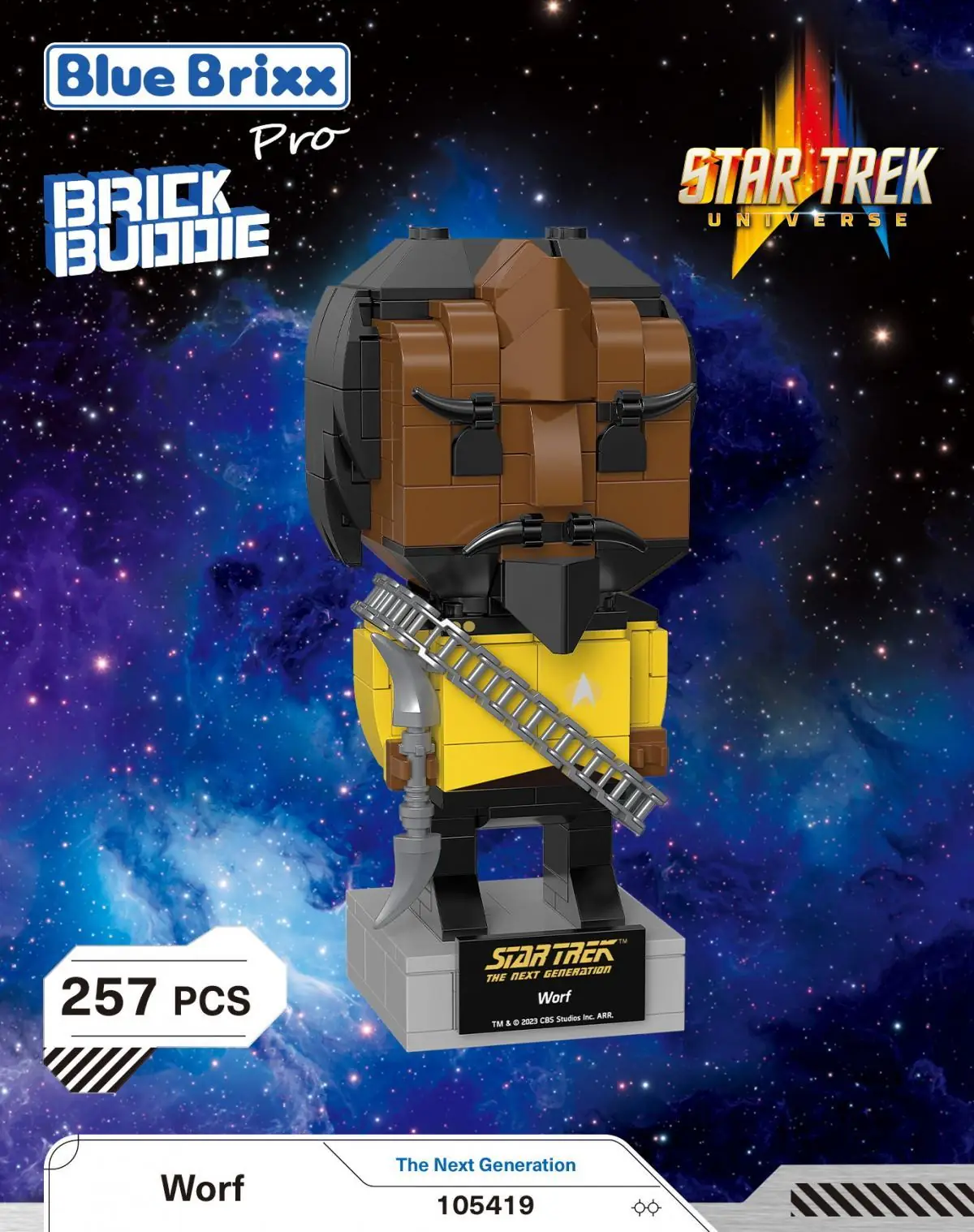 BlueBrixx - STAR TREK Worf | Set 105419