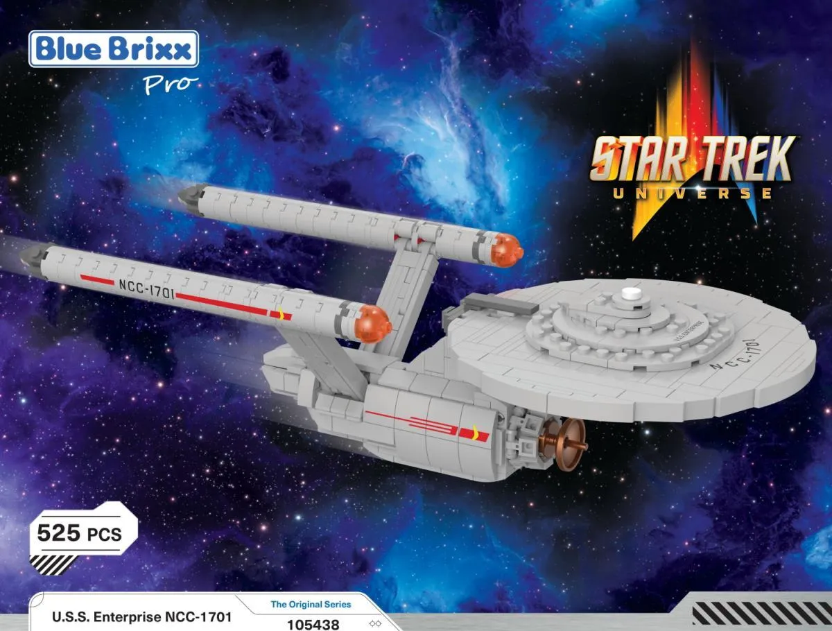 BlueBrixx - STAR TREK USS Enterprise NCC-1701 | Set 105438