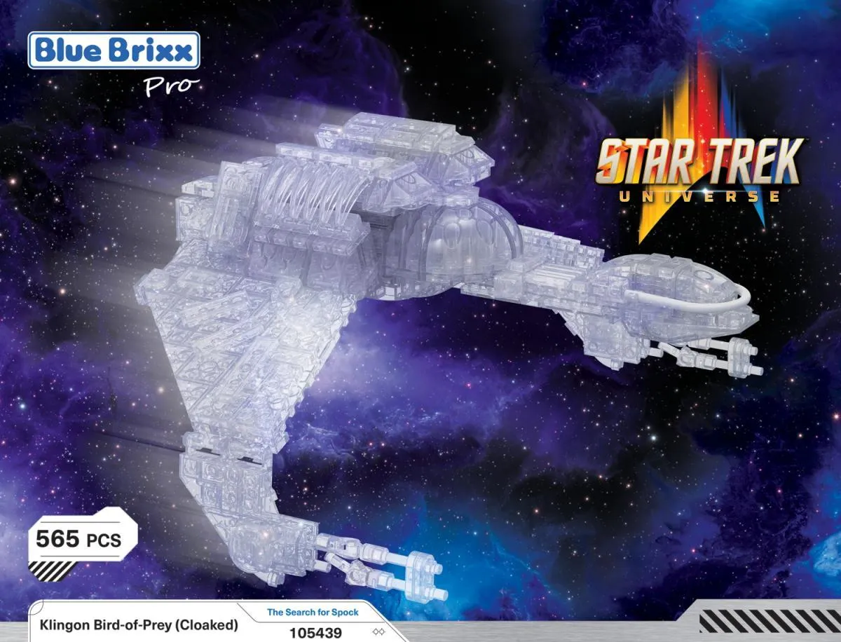 BlueBrixx - STAR TREK Klingon Bird-of-Prey Cloaked | Set 105439