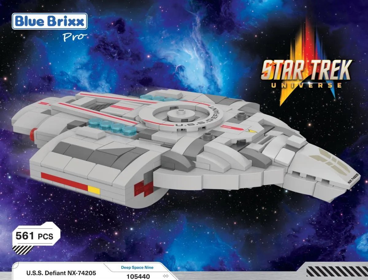 BlueBrixx - STAR TREK USS Defiant NX-74205 | Set 105440