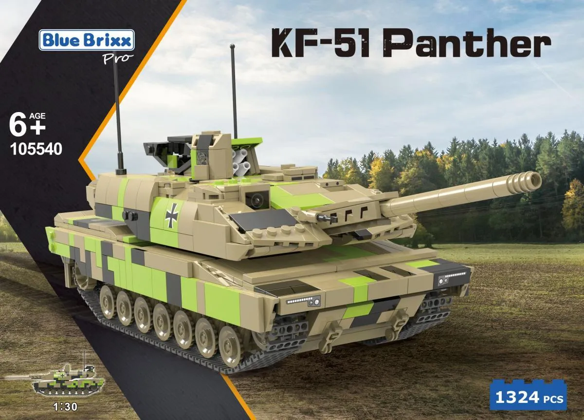 BlueBrixx - Kampfpanzer Panther KF51 | Set 105540