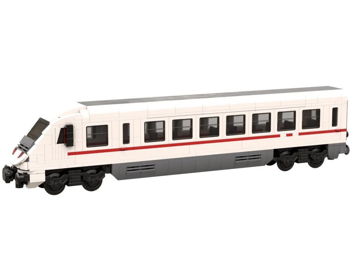 BlueBrixx - Railcar white red | Set 105660