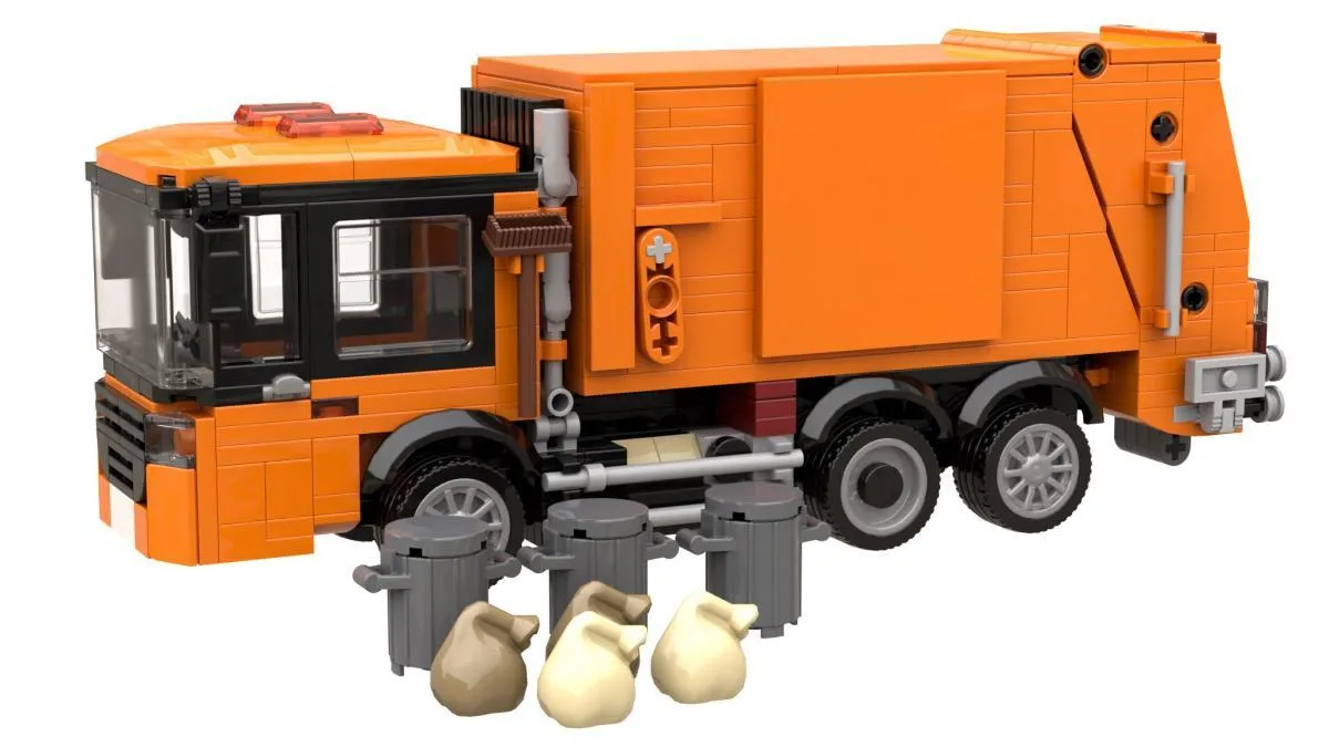 BlueBrixx - Municipal Garbage Truck | Set 105687